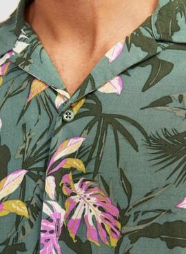 Chemise Jack and Jones Luke verte pour homme