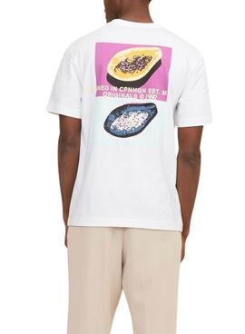 T-shirt Jack and Jones Tampa Blanc Pour Homme