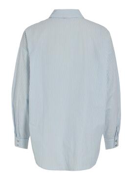 Chemise Vila Vikatata à rayures bleues pour femme