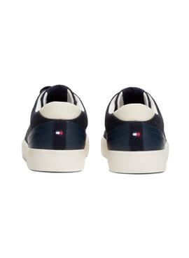Chaussures Tommy Hilfiger TH Vulc Low Summer Marine Homme
