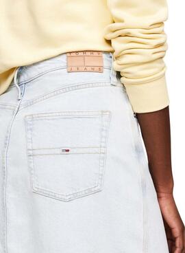 Jupe Tommy Jeans Claire High Maxi Denim pour Femme