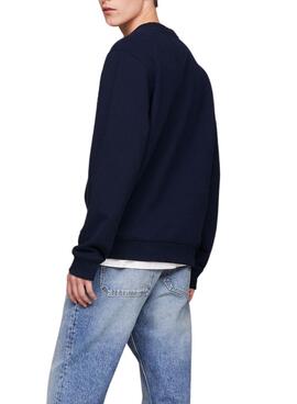 Sweatshirt Tommy Jeans Regular Modern Marino pour Homme.