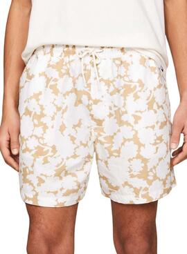 Bermuda Tommy Jeans Aop Flower Beach Beige Pour Homme