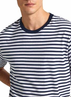 T-shirt Pepe Jeans Cane Marine pour Homme