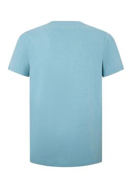 T-shirt Pepe Jeans Bleu Ciel Pour Homme