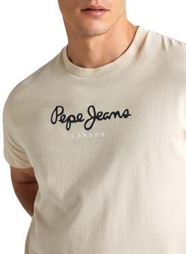 Maillot Pepe Jeans Eggo Beige pour Homme