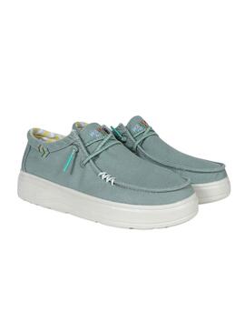 Chaussures Walkin Pitas Natal Bleu pour Femme