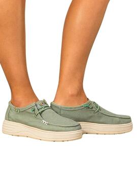 Chaussures Walkin Pitas Natal Bleu pour Femme