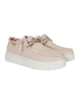 Chaussures Walkin Pitas Natal Beige pour femme
