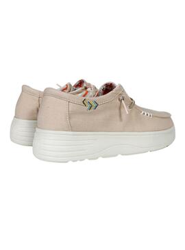 Chaussures Walkin Pitas Natal Beige pour femme