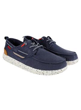 Mocassins Walkin Pitas Jack Bleu pour Hommes