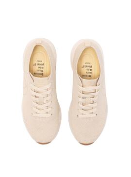 Chaussures Ecoalf Conde Knit Blanc pour Homme