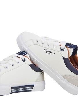 Chaussures Pepe Jeans Kenton Blanc pour Enfant