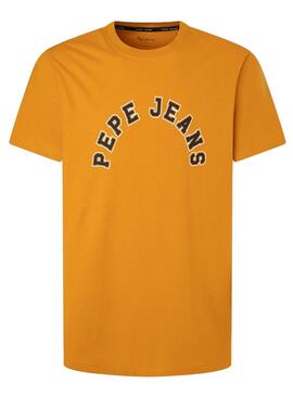 T-Shirt Pepe Jeans Westend Ocre pour Homme