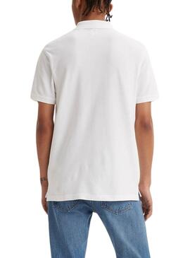Polo Levis Housemark Blanc pour Homme