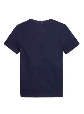 T-Shirt Tommy Hilfiger Logo Marin Enfante