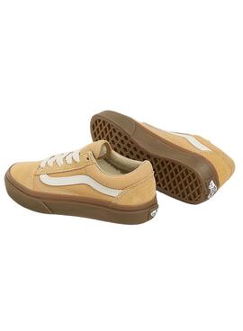 Baskets Vans Old Skool Camel pour garçons et filles