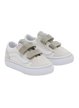 Baskets Vans Old Skool Gris Bébé