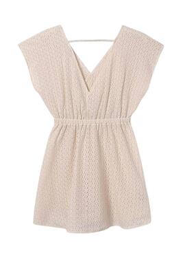 Robe Mayoral Caftan Beige pour Fille