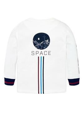 T-Shirt Mayoral Space White Enfante