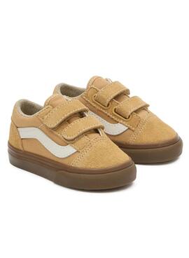 Baskets Vans Old Skool Marron pour Bébé