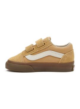 Baskets Vans Old Skool Marron pour Bébé