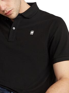 Camisa Polo G-Star Dunda Slim Noir pour Homme