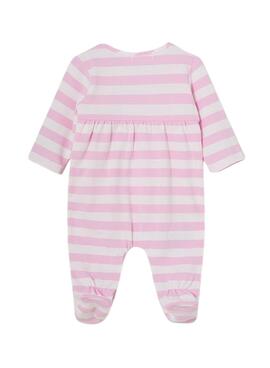 Set 2 Barboteuses longues roses Mayoral pour bébé