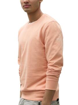 Sweat-shirt Warren Orange Ecoalf pour Homme