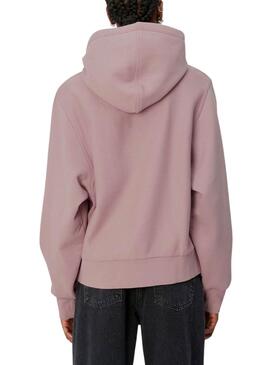 Sweatshirt Carhartt American Script Rose pour femme