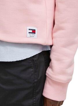 Sweat Tommy Jeans Relaxed Classic Rose Femme