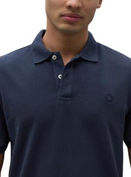 Polo Tedalf Azul Marino Ecoalf pour Homme