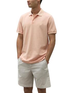 Chemise polo Tedalf orange Ecoalf pour homme