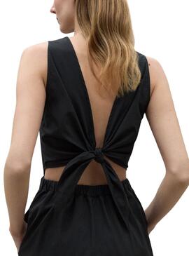 Robe Galena Ecoalf Noire pour Femme