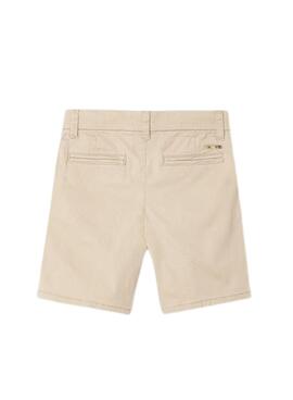 Bermuda Mayoral en serge chino básico beige para Garçon