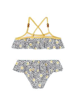 Bikini Mayoral imprimé avec volants pour fille