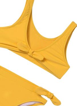Bikini Mayoral nœud jaune pour fille