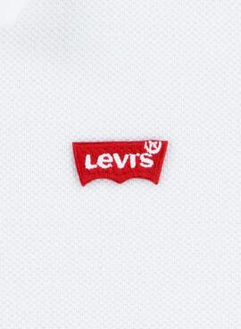 Polo Levis Tape Blanc Pour Enfant