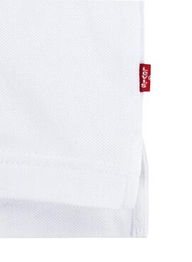 Polo Levis Tape Blanc Pour Enfant