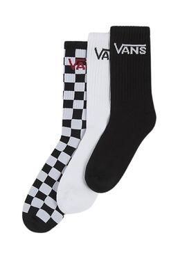 Paquet de chaussettes Vans 3 paires pour filles et garçons