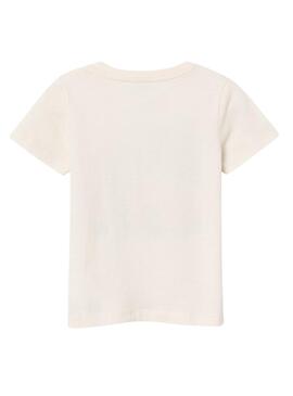 T-shirt Name It Bimmer Beige pour Garçon