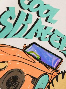 T-shirt Name It Bimmer Beige pour Garçon