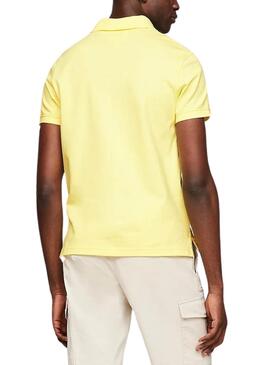 Polo Tommy Hilfiger 1985 jaune pour homme