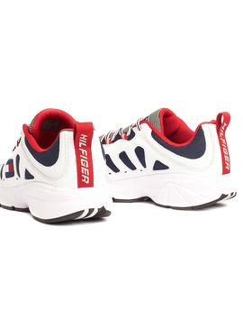 Baskets Tommy Hilfiger Heritage Retro Blanc Homme