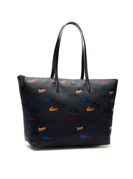 Sac Lacoste L.12.12 Imprimé Marine Femme