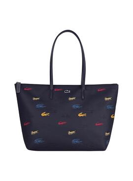 Sac Lacoste L.12.12 Imprimé Marine Femme