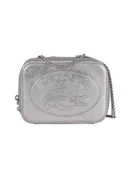 Sac Lacoste Croco Argent Pour Femme