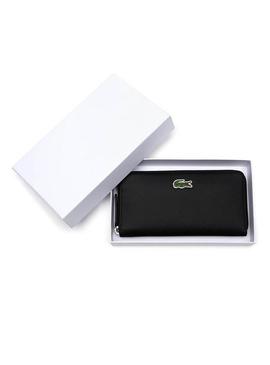 Lacoste L.12.12 Black Wallet Pour Femme