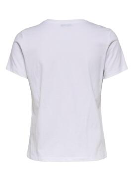 Camiseta Only Magga Blanco para Mujer