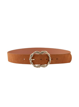 Ceinture Pieces Vita Suede Beige pour Femme